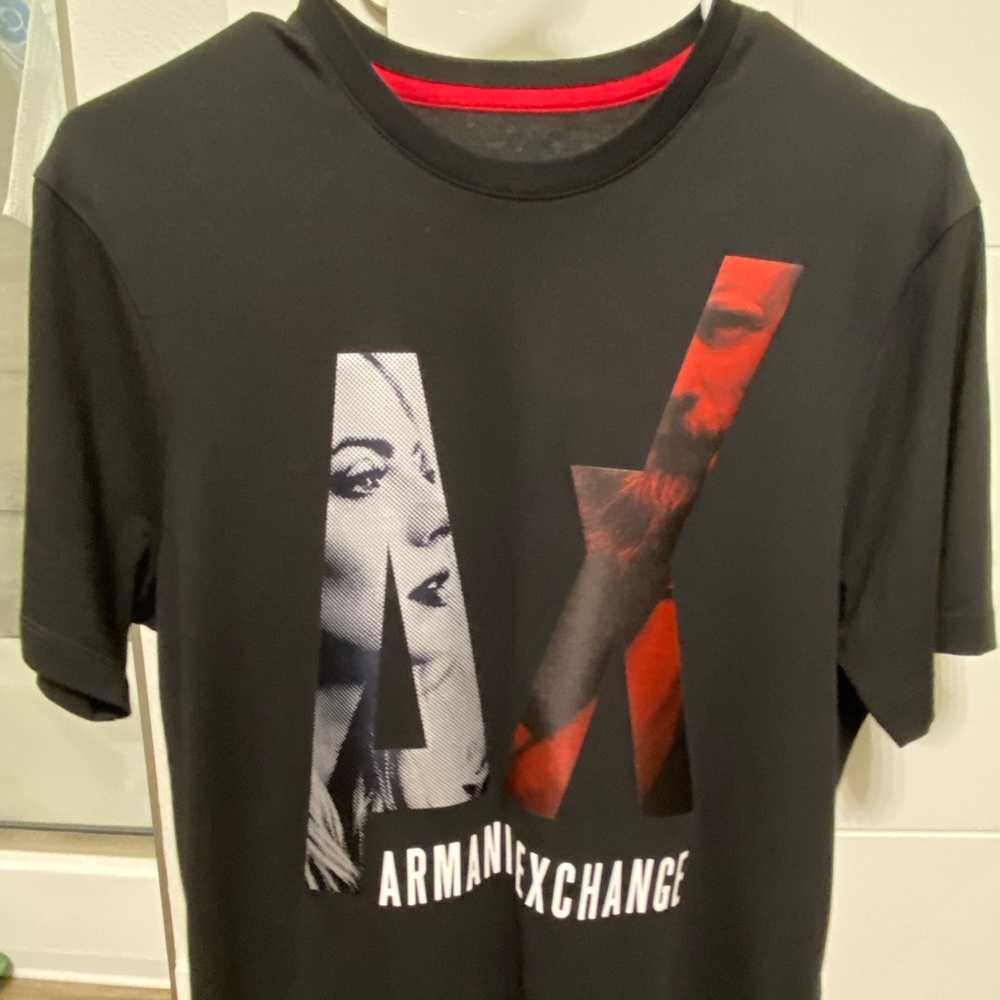 Armani Exchange Black Logo Tee